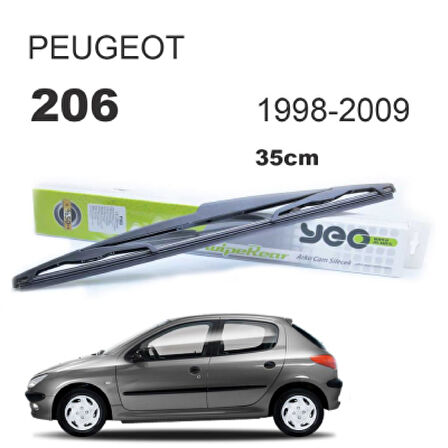 OTOZET Peugeot 206 Arka Silecek Süpürgesi 1998 - 2009 35 cm