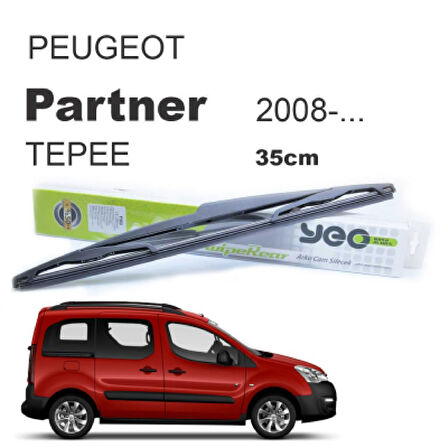 OTOZET Peugeot Partner Tepee Arka Silecek Süpürgesi 2009 - 2017 35 cm