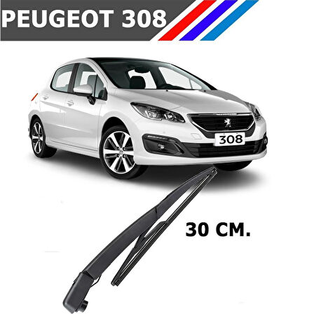 Peugeot 308 Arka Silecek Kolu ve Süpürgesi Takım 2007 - 2013