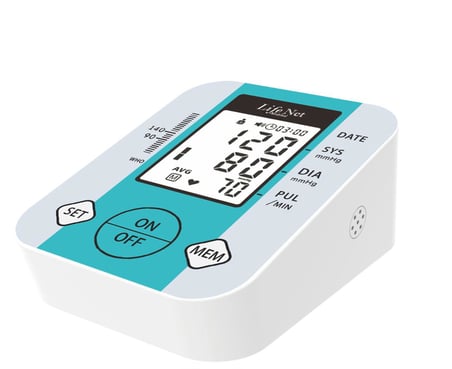 Life Net Medikal Türkçe Konuşan Hafızalı Pil Ile Çalışan Koldan Ölçen Elektronik Tansiyon Aleti Jn-163d