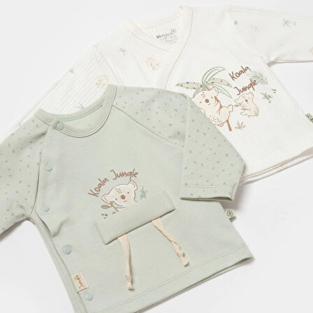 Bibaby Biorganic Koala Jungle 2'Li Zıbın 73316 Mint