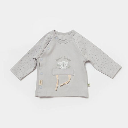 Bibaby Biorganic Koala Jungle 2'Li Zıbın 73316 Gri