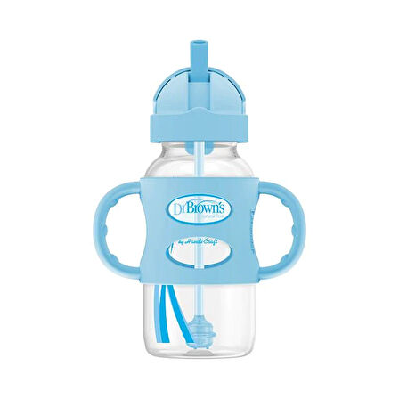 Dr.Brown's Milestones Sippy Pipetli Alıştırma Bardağı 270ml Mavi