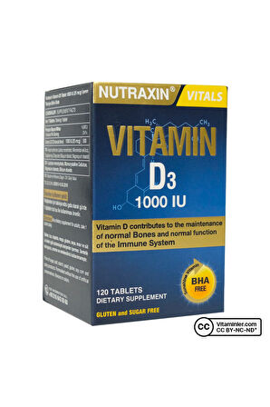 D3 Vitamini (1.000 IU)-120 Adet Tablet