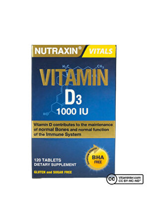 D3 Vitamini (1.000 IU)-120 Adet Tablet