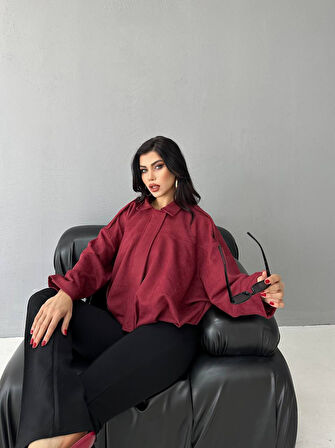 Süet Apoletli Bomber Ceket