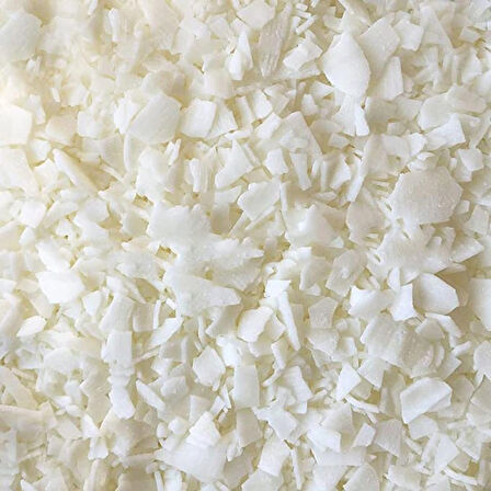 %100 Natural Soy Wax Pul Şeklinde Flake Vegan Organik Soya wax Doğal Kokulu Mum Yapma Malzemesi 1 KG