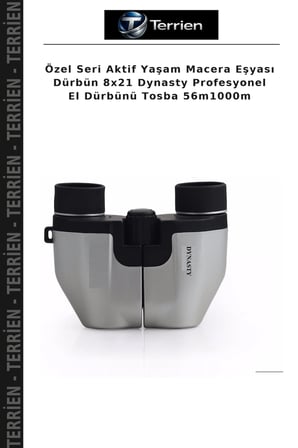 Özel Seri Aktif Yaşam Macera Eşyası Dürbün 8x21 Dynasty Profesyonel El Dürbünü Tosba 56m1000m