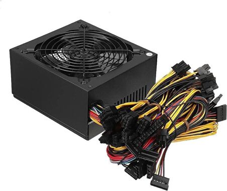 OLKO 2200W POWER SUPPLY 16xPCI-E(6+2Pin), MINING 1x20+4p/8xSata/96+PLATINUM (OLKO-2200)