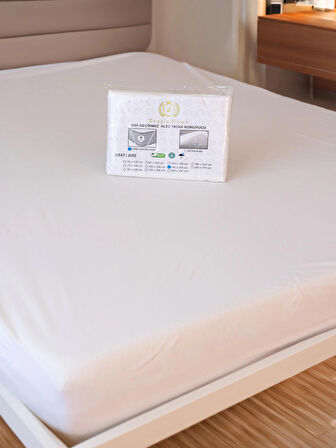 Full Kenar Mİkro Fitted Sıvı Geçirmez Sessiz Çift Kişilik-Tek Kişilik-Bebek Yatak Koruyucu Alez
