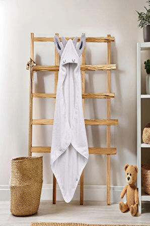 %100 Pamuk 75x75 Bebek Havlusu / Kundak - İnek