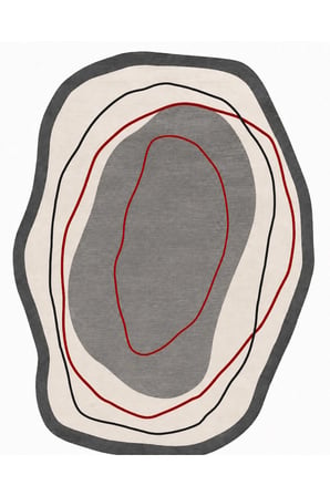 Oval-Dijital Baskı Pamuk Dokuma Kaymaz Taban Salon Halısı – Antre, Koridor ve Oda İçin