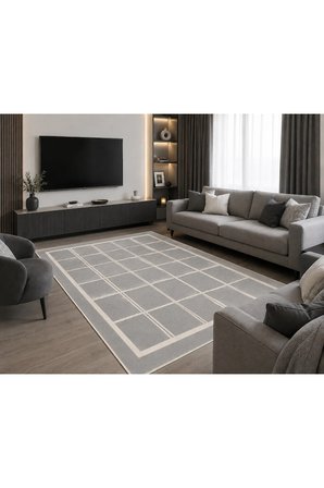 Dijital Baskı Pamuk Dokuma Kaymaz Taban Salon Halısı – Antre, Koridor ve Oda İçin