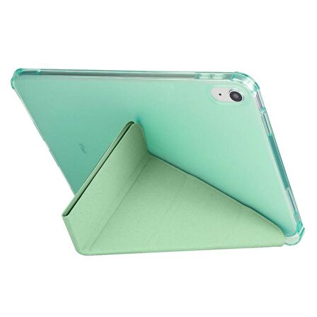 Samsung Galaxy Tab S7 FE T737 Kılıf Trifolding Standlı Kalemlikli Kapak RD1