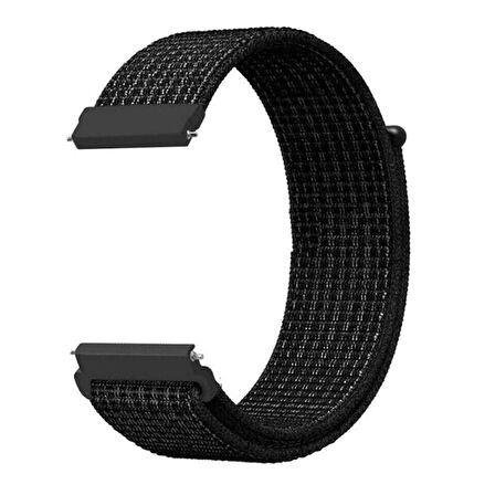 Teleplus Amazfit BALANCE Kordon Cırtcırtlı Kumaş KRD03 22mm