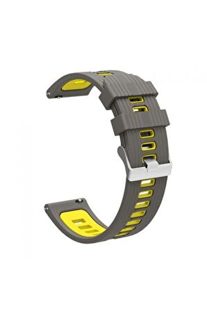 Amazfit GTS Uyumlu4 Mini Kordon Spor Tarz Silikon KRD55 20mm