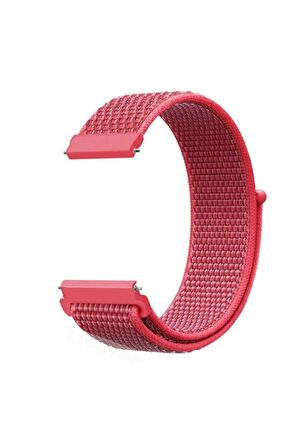 Zte Watch GT Kordon Cırtcırtlı Kumaş KRD03 22mm