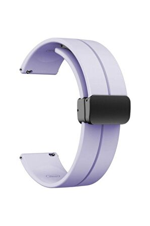 Amazfit GTR Lite 47mm Kordon Mıknatıslı Silikon 20mm Krd84