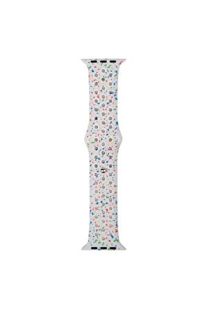 Apple Watch 6 44mm Kordon KRD02 2023 Desenli Spor Kayış