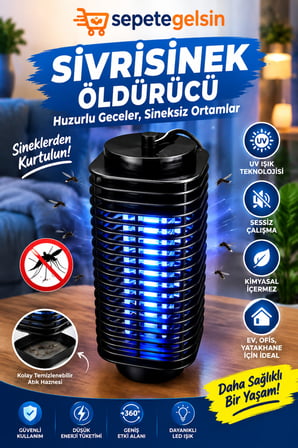 Sepetege Gelsin Sivrisinek öldürücü cız lamba 220 V Elektrikli