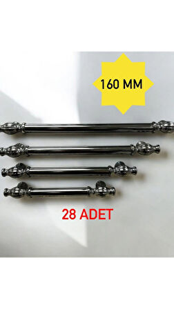 DORA FÜME DOLAP MOBİLYA ÇEKMECE KULP 160 MM 28 ADET