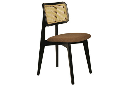 ZİON SANDALYE, SİYAH, KAHVE