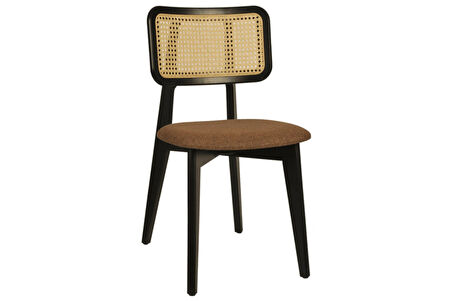 ZİON SANDALYE, SİYAH, KAHVE