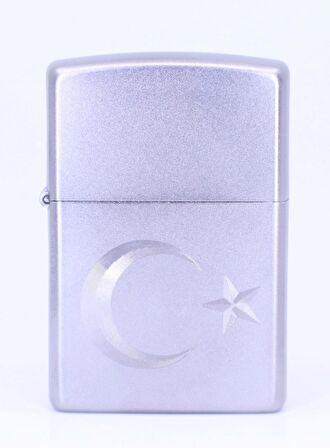 Zippo Satin Ay Yildiz Dizayn Çakmak 