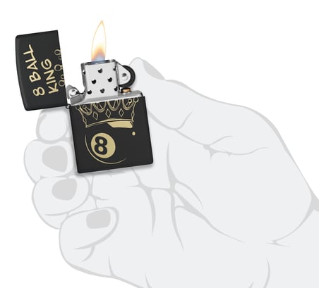 Zippo King 8 Ball Dizayn Çakmak
