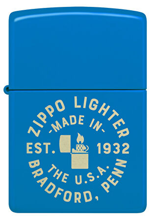 Zippo Bradford Sky Blue Dizayn Çakmak
