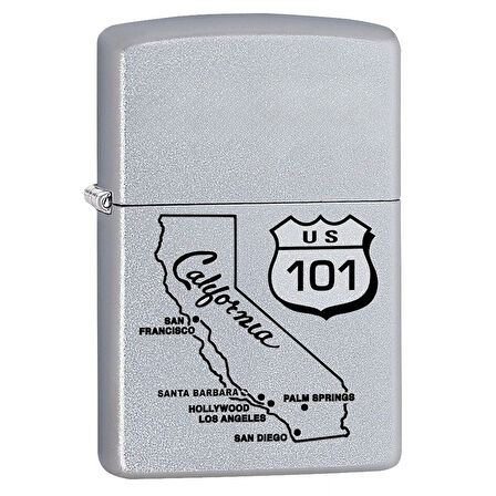 Zippo California Route 101 Dizayn Çakmak