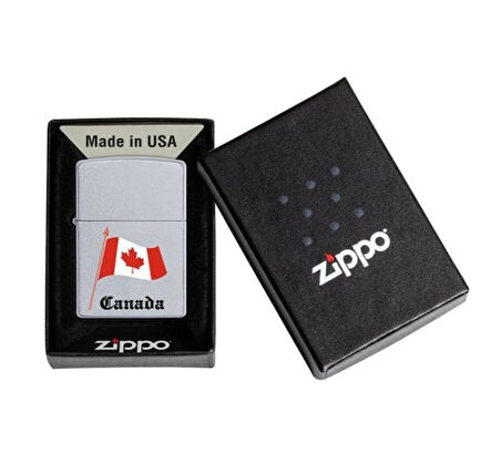 Zippo Canada Flag - Kanada Bayrağı Dizayn Çakmak