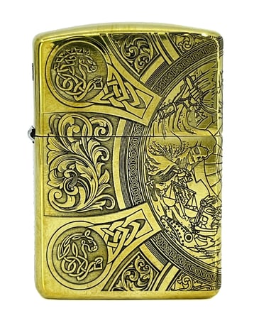 zippo armor® four horsemen of the apocalypse 360° multi cut deep carve dizayn özel seri çakmak