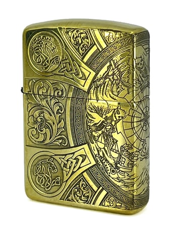 zippo armor® four horsemen of the apocalypse 360° multi cut deep carve dizayn özel seri çakmak