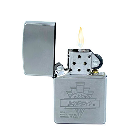 Zippo Logo Bradford Dizayn Çakmak