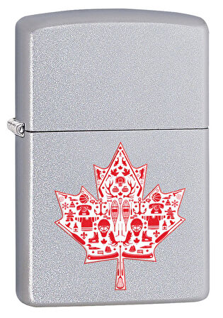 Zippo Maple Leaf - Akçaağaç Yaprağı Dizayn Çakmak