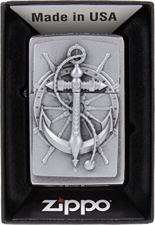 Zippo Nautical Amblem Dizayn Çakmak