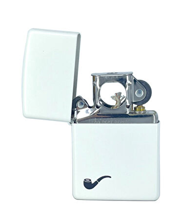 Zippo Pipo White Matte Dizayn Pipo Çakmağı