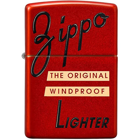 Zippo Red Box Top Dizayn Çakmak