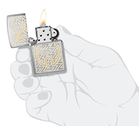 Zippo Tread Flame Dizayn Çakmak