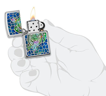 Zippo Fusion Turtle - Kaplumbağa Dizayn Çakmak
