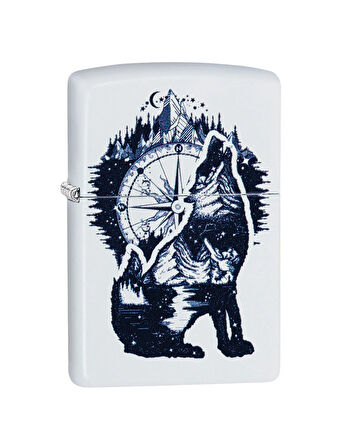 Zippo Wolf Mountain Compass Dizayn Çakmak