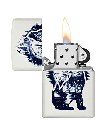 Zippo Wolf Mountain Compass Dizayn Çakmak