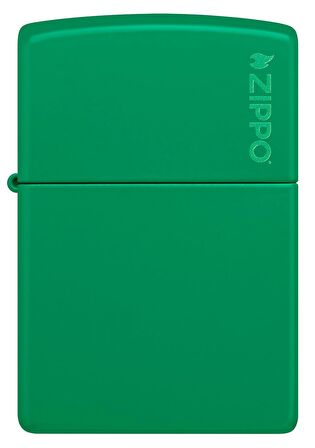 Zippo Green Grass Logo Parlak