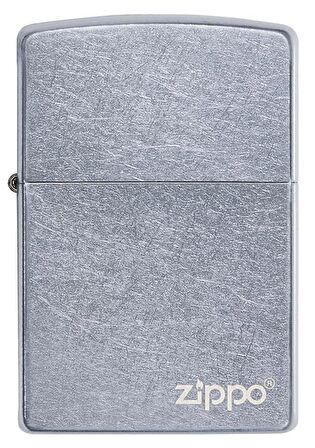 Zippo Regular Street Chrome Logo Çakmak