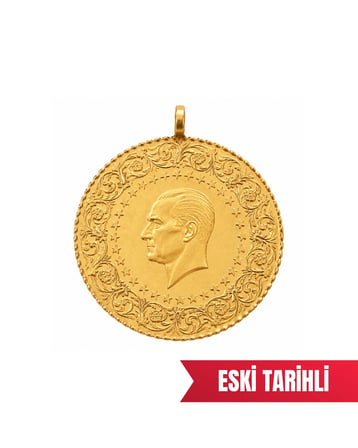 1 Adet Eski Tarihli Yarım Altın