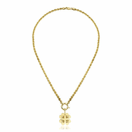 Yonca Uçlu Zincir Kolye ZKU151