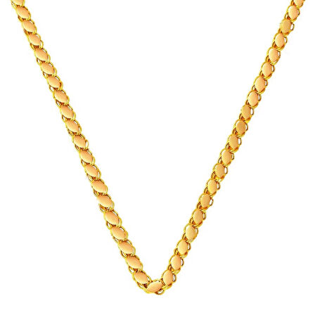 Pullu 14 Ayar 50 cm Halep Zincir Kolye ZKU218