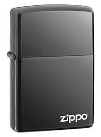 Zippo Mat Siyah Logo Design Çakmak