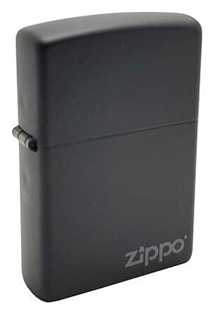 Zippo Mat Siyah Logo Design Çakmak